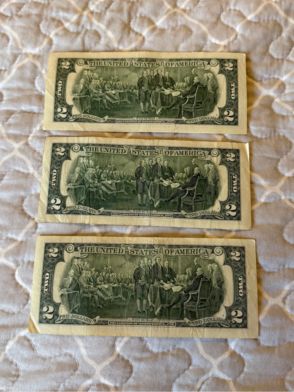 Series 2017A US One Dollar & Two Dollar STAR NOTE Bills - Picture 3 of 5